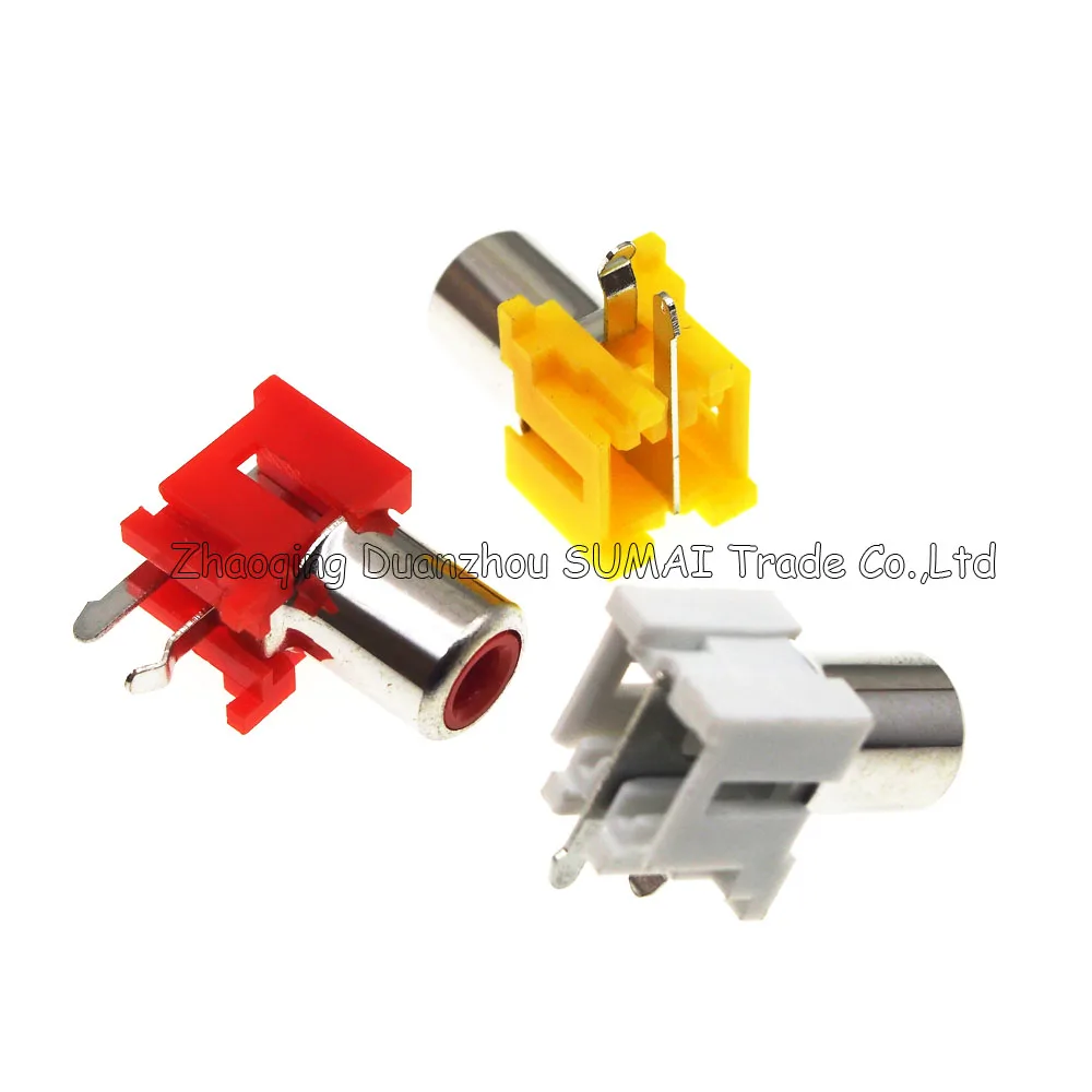 Hot Sale 2Pin AV Jack RCA AC-5 Female Audio Video Socket Connector Red White Yellow | Обустройство дома