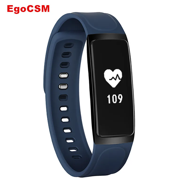 Egocsm C7 смарт-браслет с ip67 Водонепроницаемый Фитнес трекер сердечного ритма