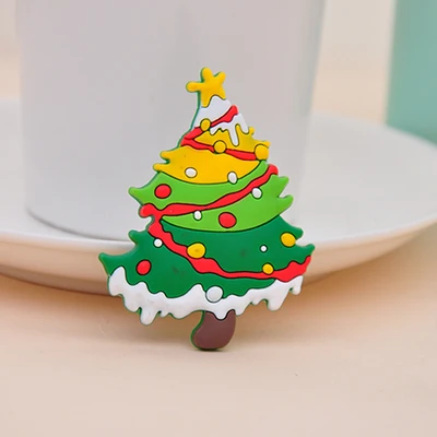 Christmas tree Милый силиконовый мультяшный магнит на холодильник с животным сувенир магниты на холодильник детские подарки украшение дома - Цвет: Christmas tree