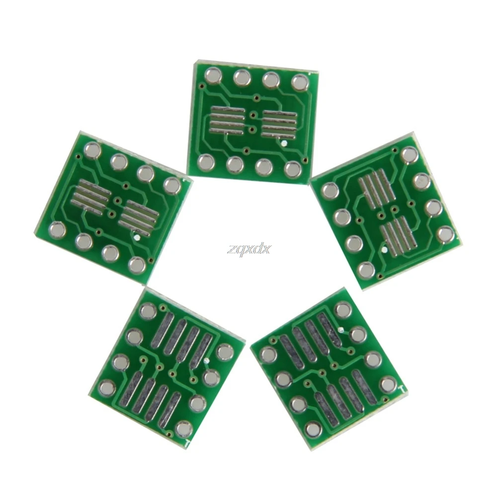 5 шт. Sop8 поворот Dip 8 передача конвейер плата PCB адаптер 8 Pin Прямая поставка