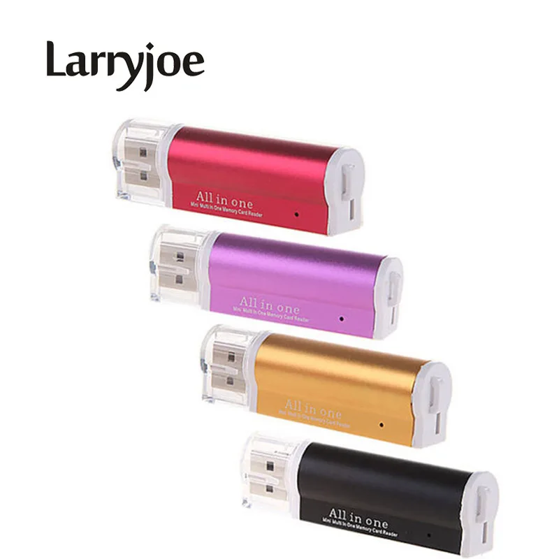 Larryjoe Высокое качество USB 2 0 все в 1 мульти устройство для чтения карт памяти T Flash MMC