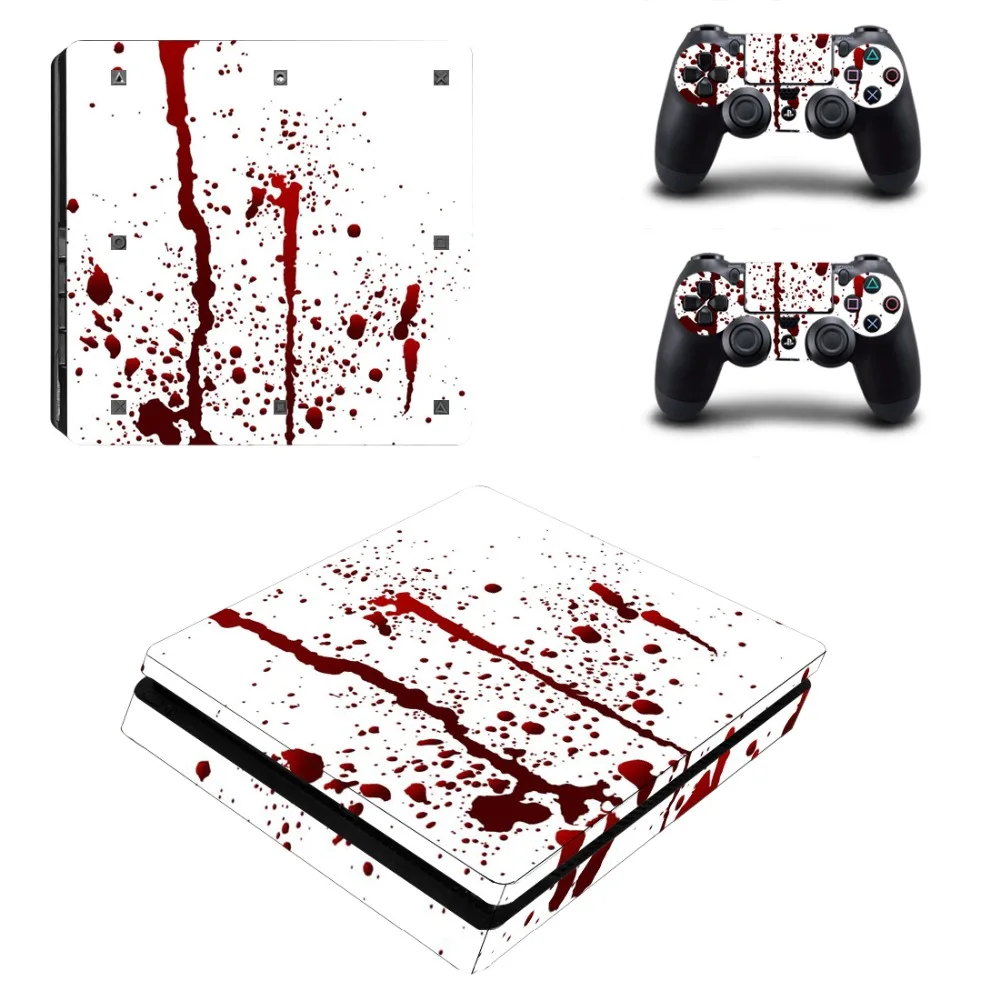 Защитная Виниловая наклейка для консоли Sony Playstation 4 Slim + на 2 контроллера PS4 S|vinyl