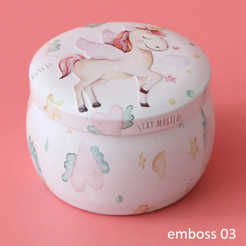 emboss 03 Домашний декор Жесть розовое Чай горшок в форме барабана праздничные вечерние поставки многофункциональное 1 шт. коробка конфет Печенье Шоколад чехол - Цвет: emboss 03