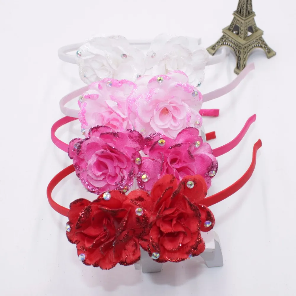

New Chinese Style Elegant Flowers Hairband Beautiful Hair Band Child Headband Kid Cute Birthday Gift Hair Accessories