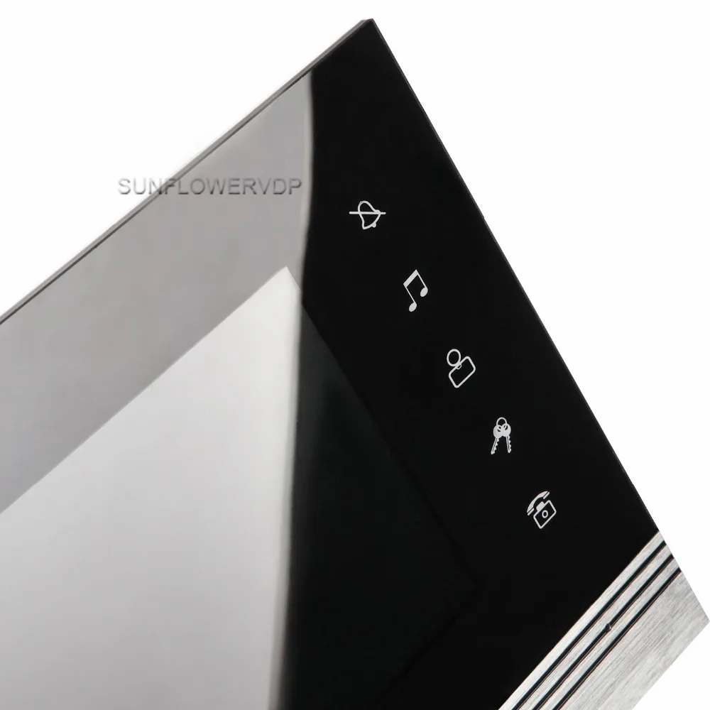 Rfid 4 кнопки вызова Проводной Домашний видеодомофон CCD дверной звонок с камерой 7