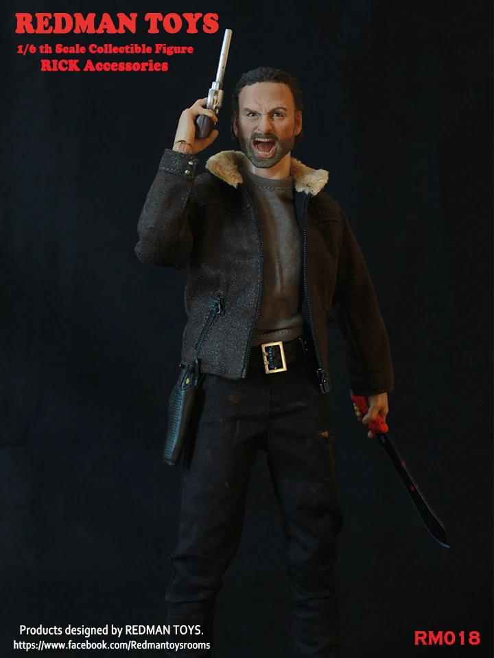 Redman/игрушки Rm018 1/6 Ходячие мертвецы, набор Sheriff Rick для 12 дюймов, фигурка "сделай сам"