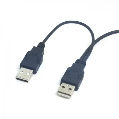 Двойной USB 2 0 кабель типа Папа-папа для принтера сканера внешнего жесткого диска 80