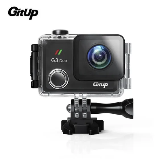 Standard Оригинальная Спортивная Экшн-камера Gitup G3 Duo Git3 WiFi 2K 12MP 2160 P, 2 дюйма, сенсорный ЖК-экран, гироскоп, 170 градусов, gps, Slave камера на выбор - Цвет: Standard