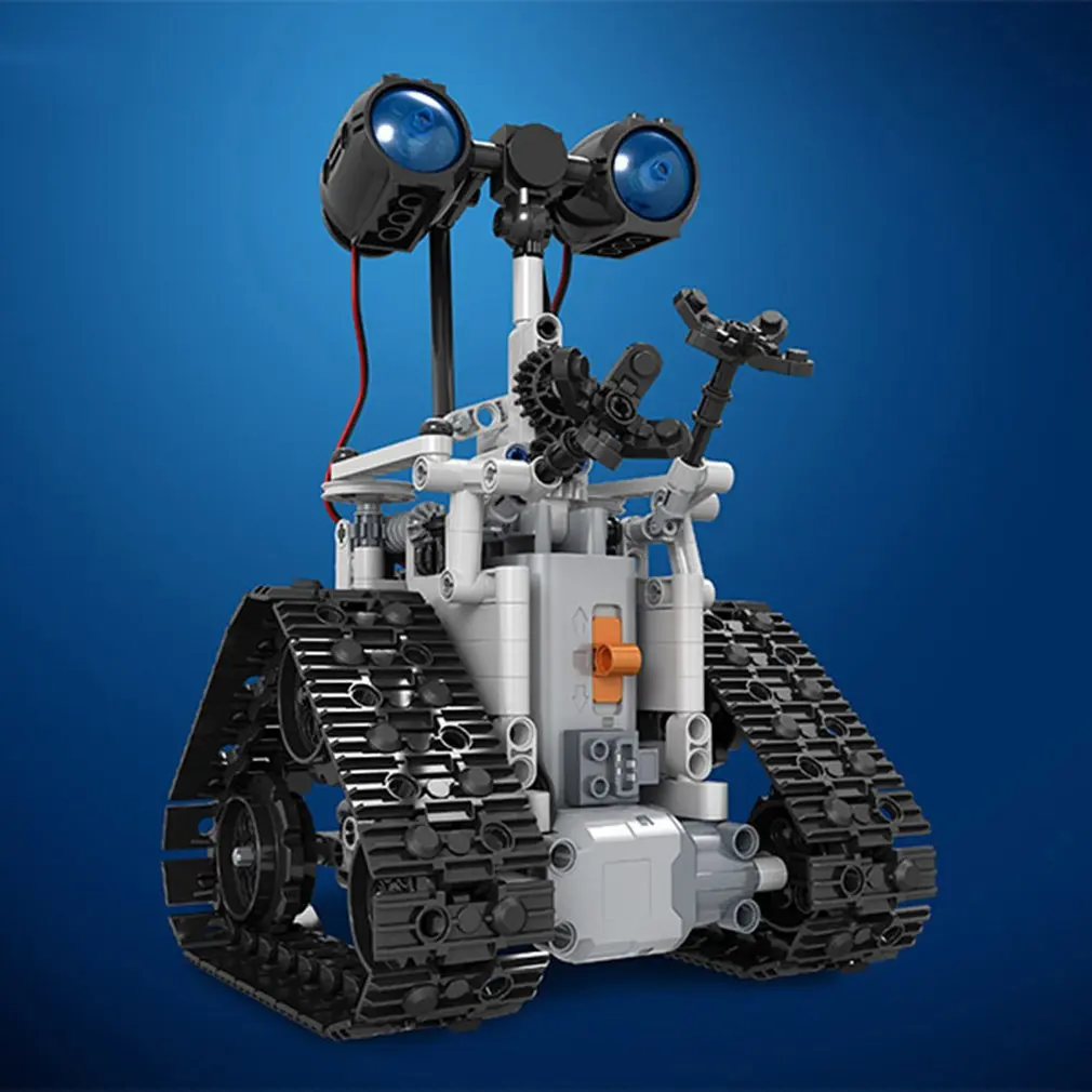 Winner 7112 2.4G Remote Control Intelligent Electric RC Robot Building Block DIY Unassembled Kit Toy For Kids Gift