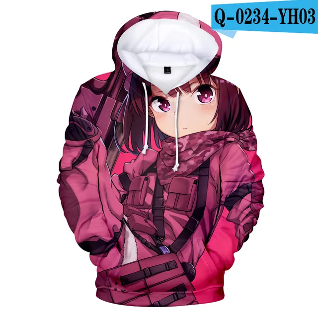 3dwy-106 3-20 years hoodies Sword Art Online 3d printed hoodie men/boys SAO Game sweatshirt harajuku streetwear Jacket coat Kids clothes - Цвет: 3dwy-106