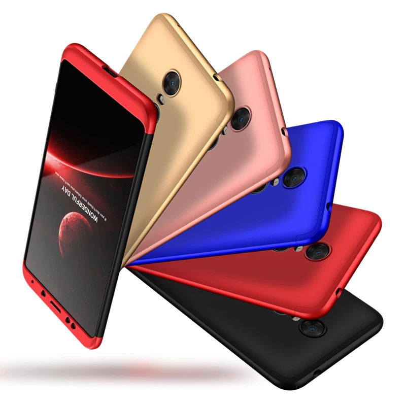 Xiaomi Redmi 5 Plus чехол задняя крышка 360 градусов Полная защита Жесткий ПК для телефона