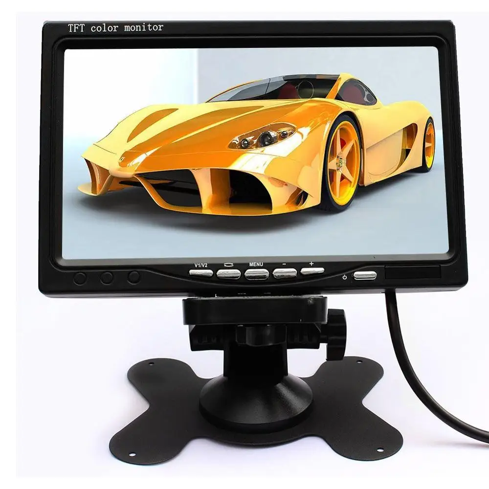 TFT монитор с ЖК дисплеем 7 дюймов автомобильный Стайлинг вид сзади для парковки