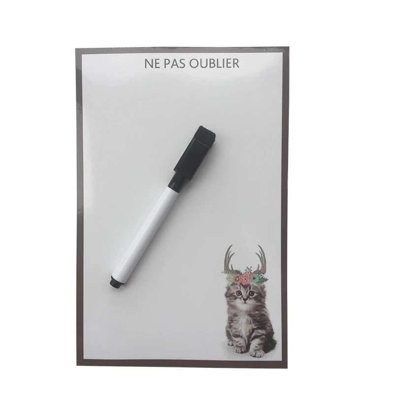 Рождественские животные Стиль напечатанный сухой Стирайте Гибкие Магнитные