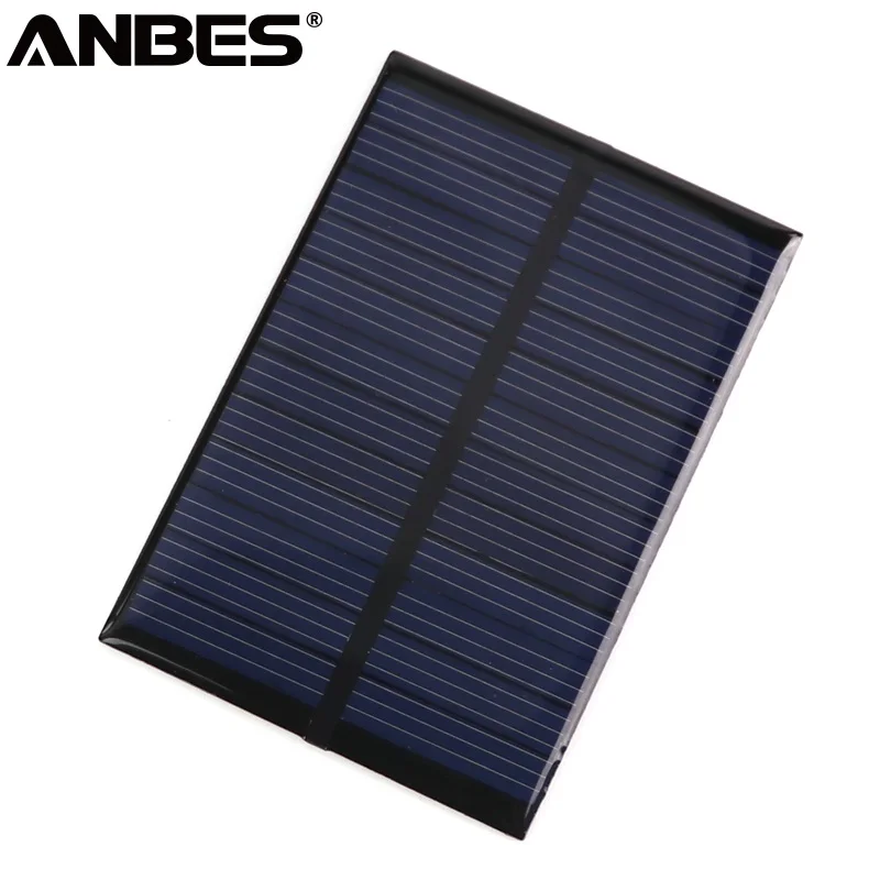 ANBES солнечная панель портативная мини 6 V 0 W мощность поли модуль DIY маленькая