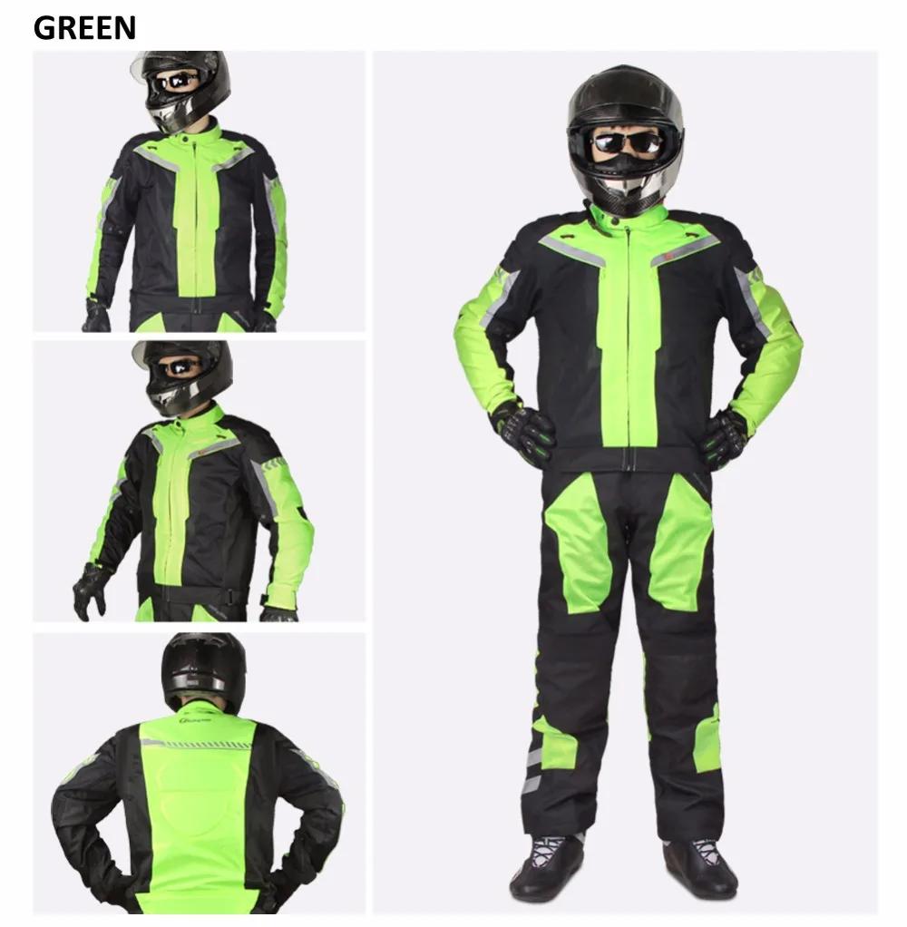 Moto rcycle Мужская Защитная Экипировка куртки Водонепроницаемый мото rbike Светоотражающая ЗАЩИТА мото скутер гоночные куртки JK-40