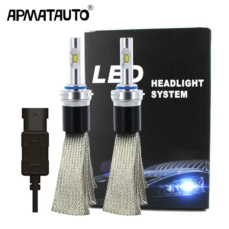 

2X H11 светодиодные автомобильные лампы для фар авто h8 H9 9005 9006 HB4 H4 H7 9012 светодиодные фары 90 Вт белые для Toyota Honda Nissan Mazda Hyundai