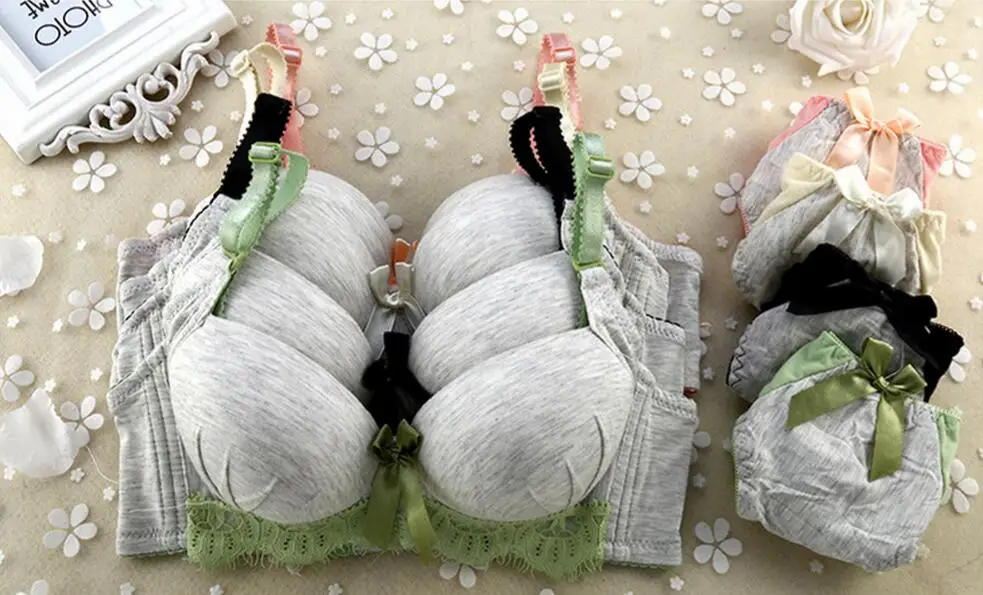 Новое поступление японский милый большой кружевной комплект нижнего белья пуш