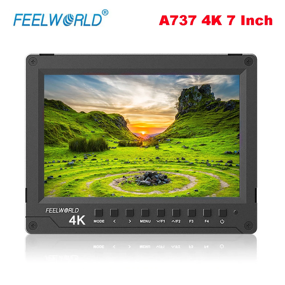

Feelworld A737 7 дюймов с полевым монитором Алюминий дизайн Full HD 1920x1200 4K накамерный монитор для фотографии для киносъемки