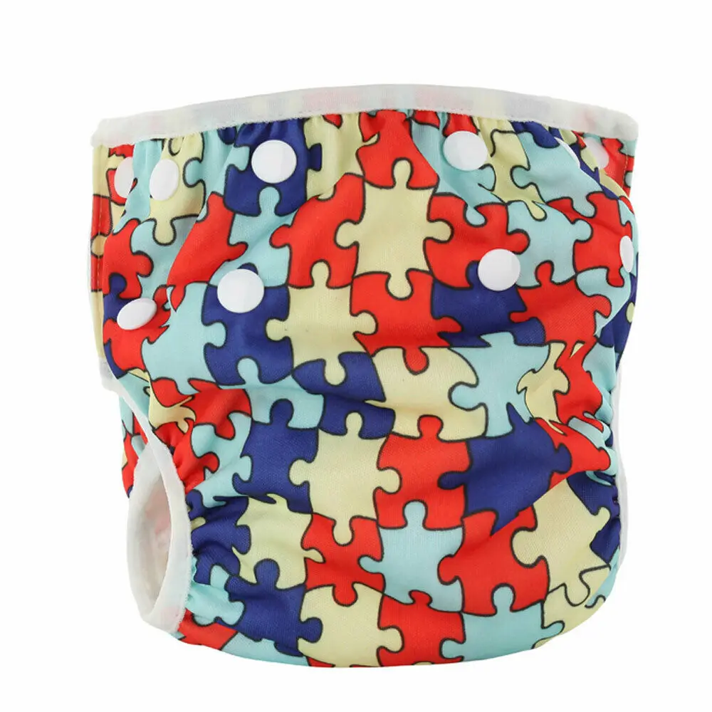A67 Baby Adjustable Swim Diaper Training Pants Reusable Waterproof Nappy Washable Covers Baby Boy Girl Printed Cloth Diaper Washable - Цвет: A67
