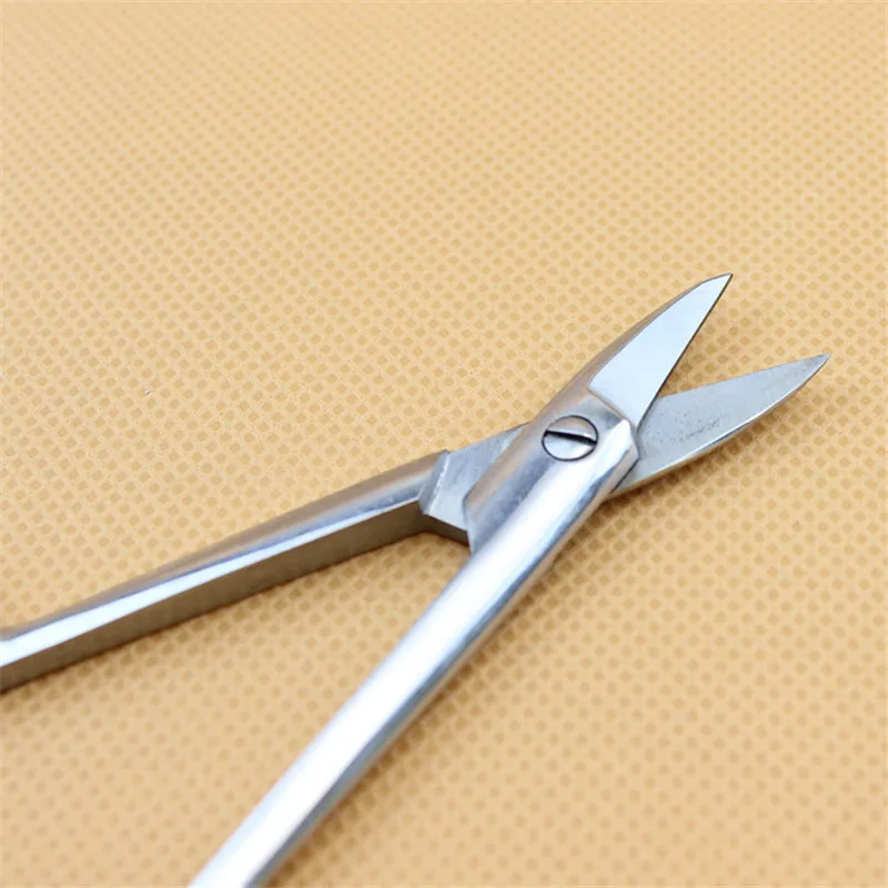 Straight Стоматологический ортодонтический Beebee Crown Scissor Half Moon Curve/прямой зубчатый зонд инструменты общего назначения стоматологические инструменты - Цвет: Straight