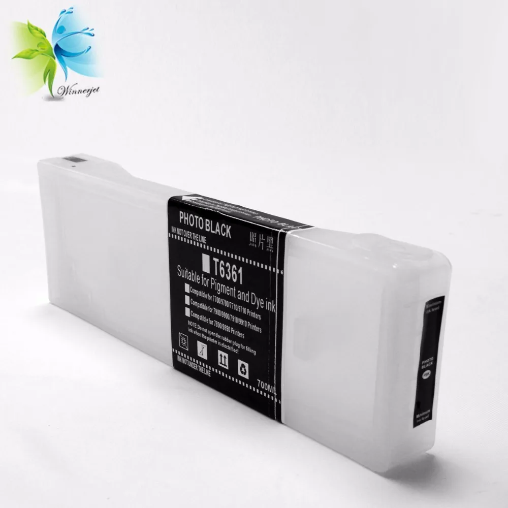 Чернильный картридж Winnerjet для Epson Stylus Pro 7890 9890 7908 9908 700 мл с бесплатным чипом|ink