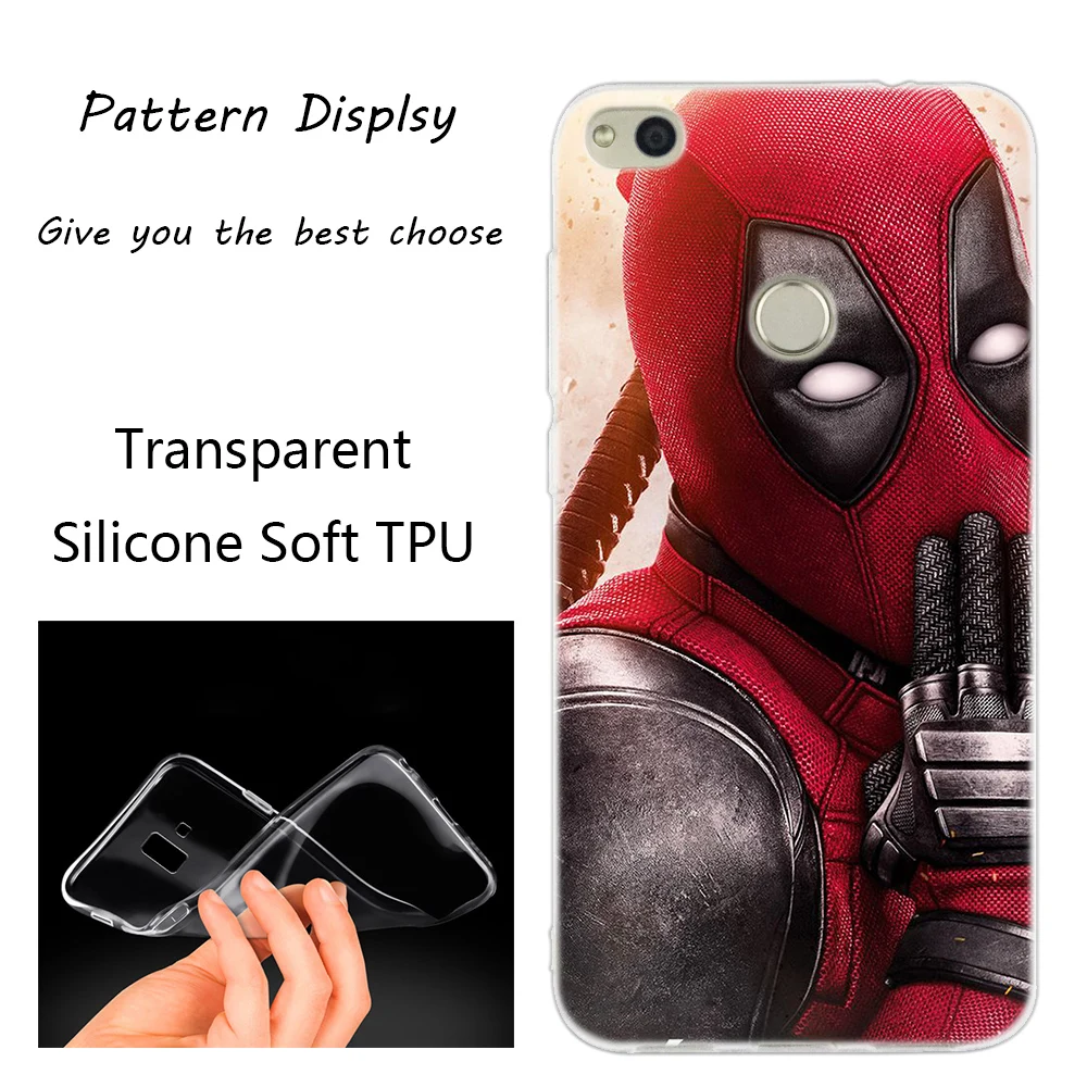 014 Популярный силиконовый чехол MARVEL Hero Deadpool для huawei NOVA 3 3i 4 Honor 7A Pro 7S 6X7X8X8 9 10 Lite Play View 20 Модный чехол - Цвет: 014