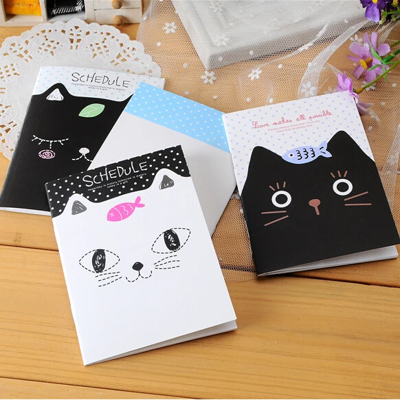Kawaii Канцтовары маленькие милые мультфильмы школьные записные книжки Бумажная
