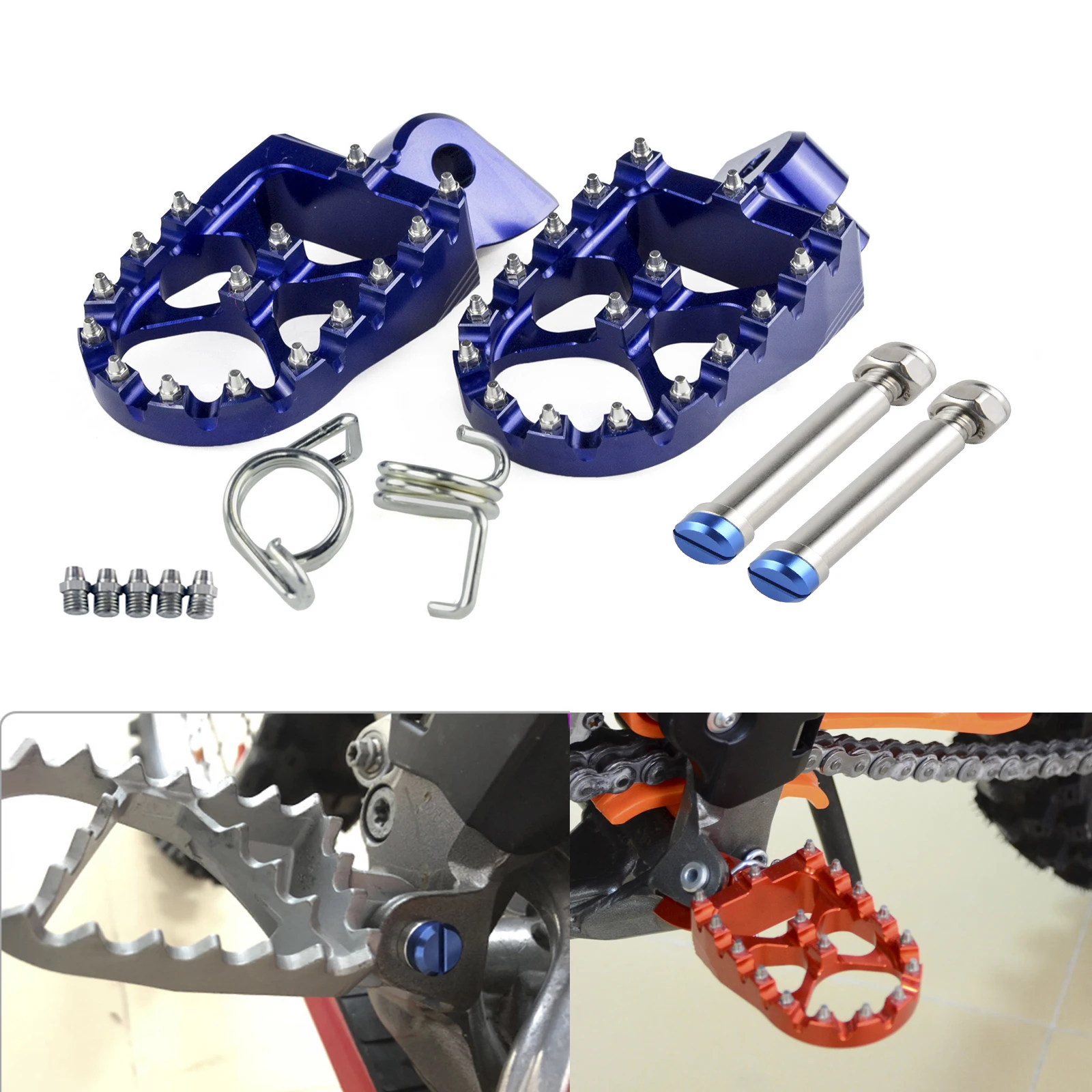 

Motorcycle Footrest Foot Pegs With Pins For BETA 250RR 300RR 350RR 390RR 400RR 450RR 480RR 498RR 520RR 2T 4T 2013-2018