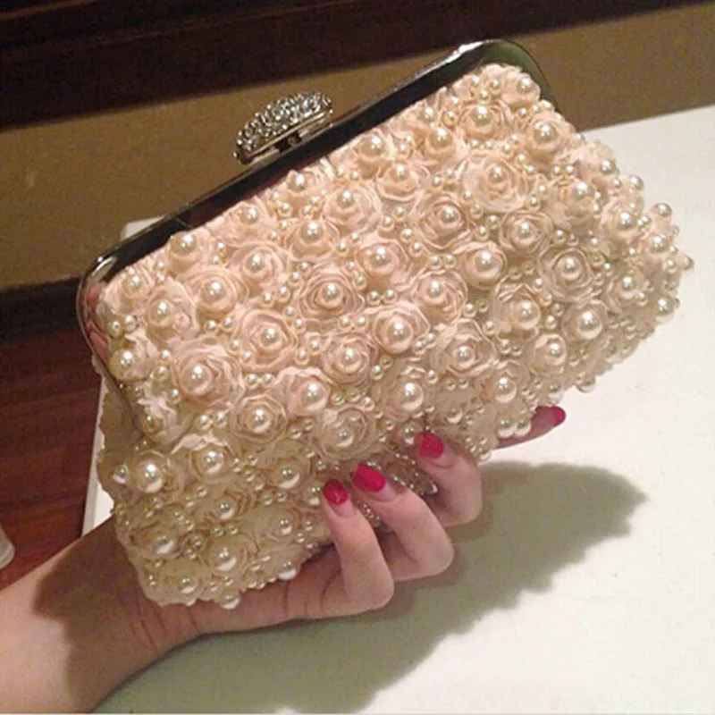 Женская сумка клатч украшенная стразами для свадьбы вечеринки банкета|Вечерние