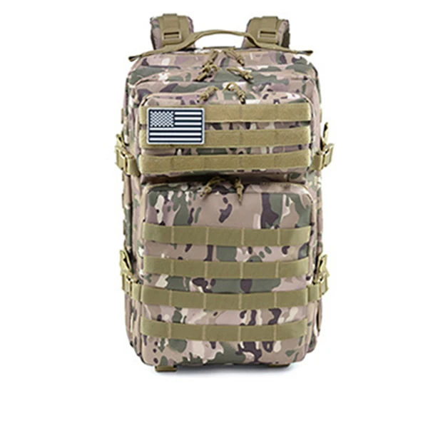 CP colour 45L Открытый тактический рюкзак военный камуфляжный рюкзак штурмовой пехоты рюкзак для кемпинга пешего туризма треккинга охоты - Цвет: CP colour