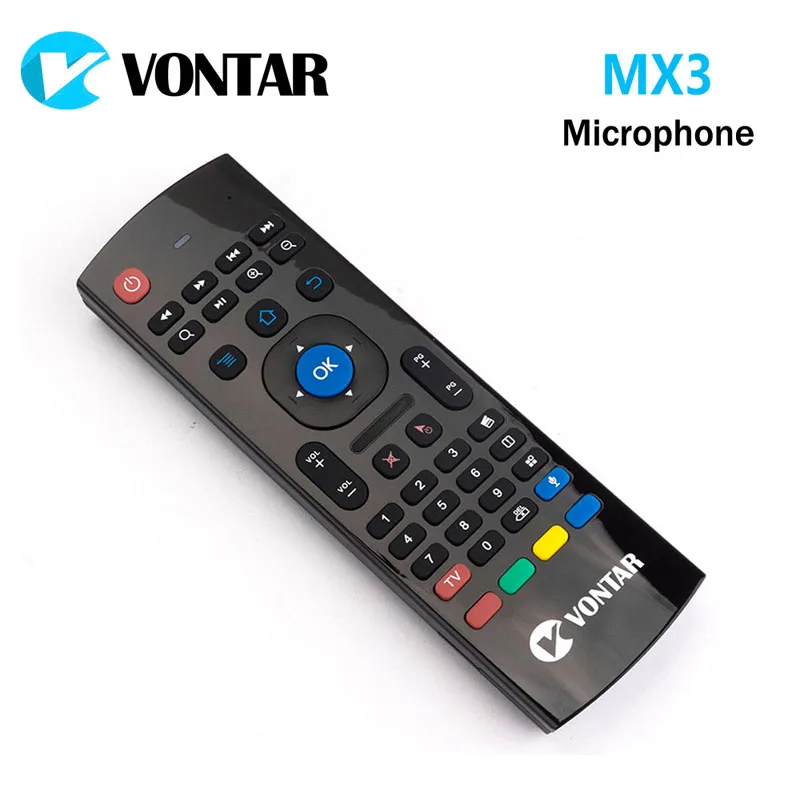 Беспроводная клавиатура VONTAR MX3 2 4 ГГц Воздушная мышь QWERTY гироскоп дистанционное