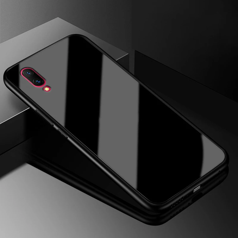Защитный чехол Flyfeng для Vivo V11, чехол, роскошный жесткий противоударный чехол из закаленного стекла для задней панели Vivo V11 V 11, силиконовый чехол