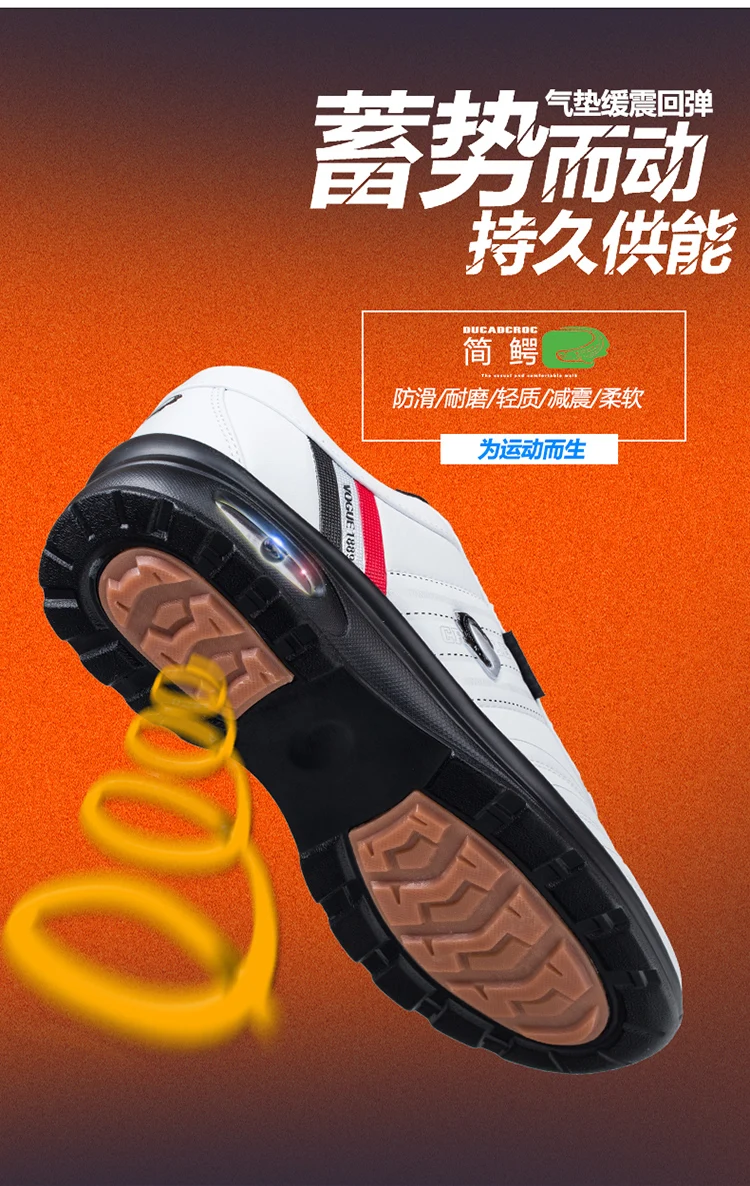 Golf Shoes Men's Waterproof Nailless GOLF Shoes Tendon Bottom Lightweight Wear-resistant Breathable Zapatos De Golf Large 45 46