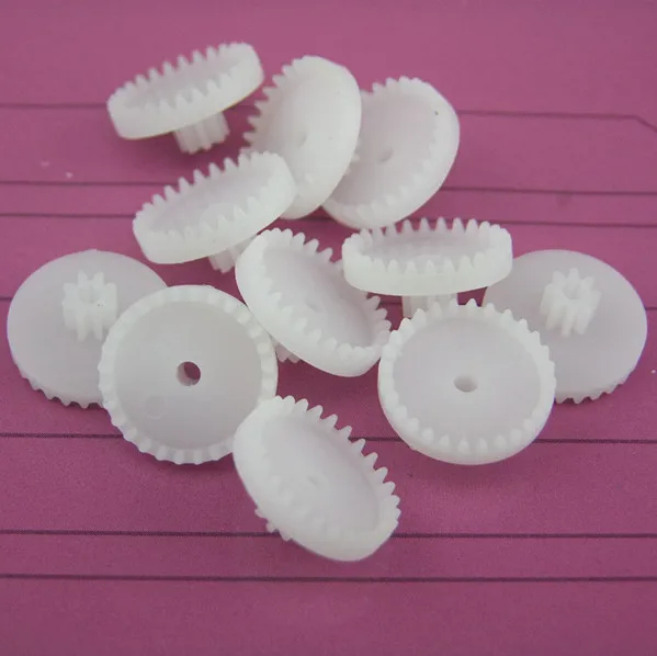 

C28082B зубчатая корона шестерня детской стойки 0,5 формованная пластиковая Шестерня DIY Модель детали игрушечного мотора