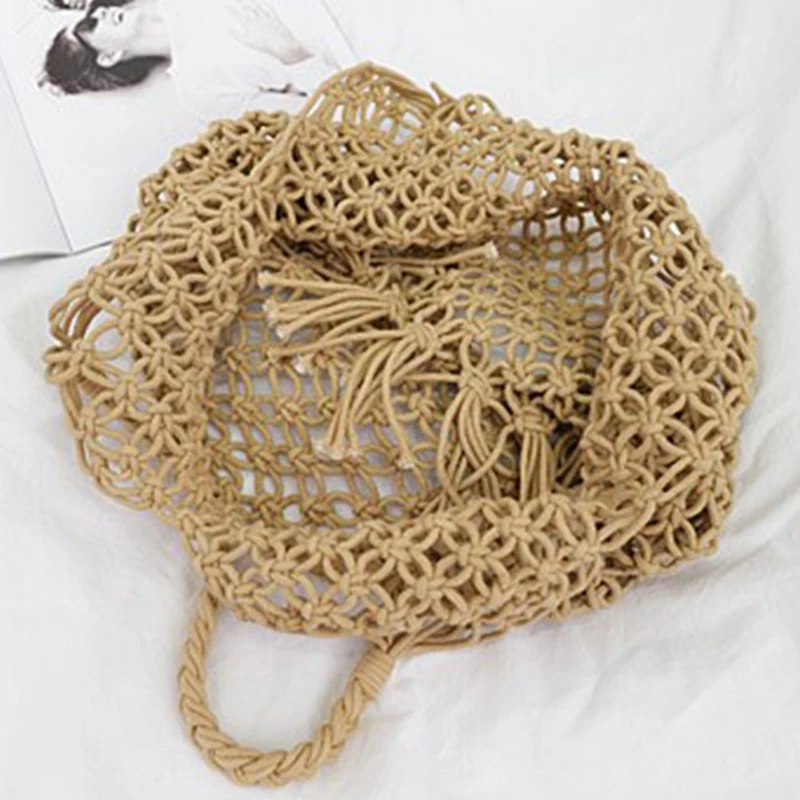 Женская сумка из ротанга ручной работы дизайнерские сумки для шоппинга Bohemain Bolsos