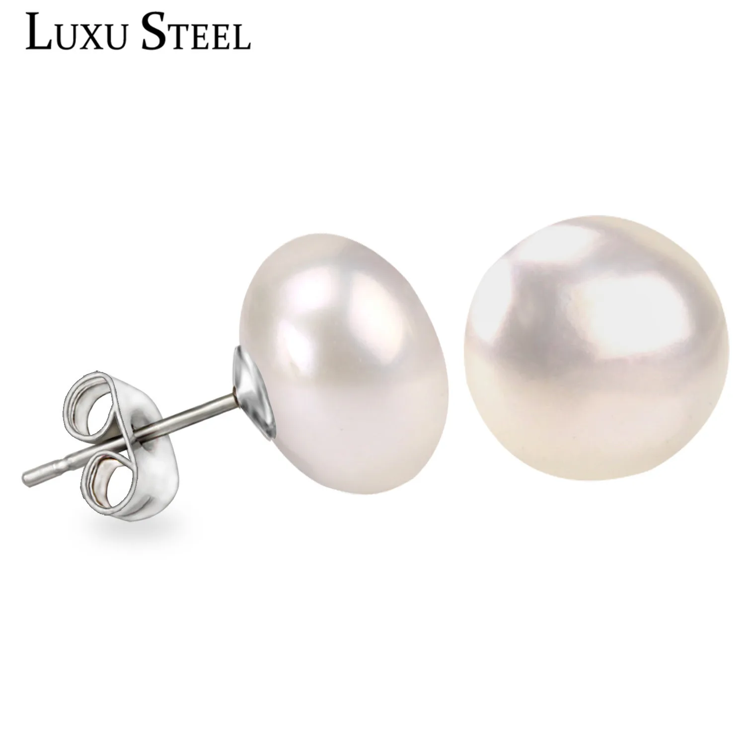 Защитные серьги-гвоздики LUXUSTEEL из нержавеющей стали с булавкой 2020 ювелирное