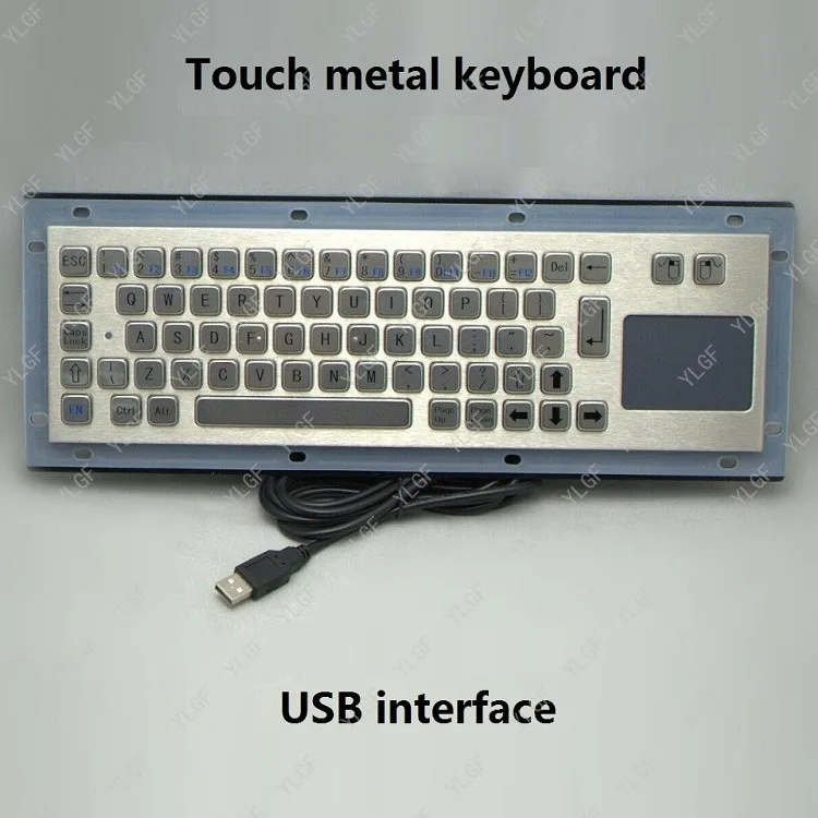 

Metal keyboard, YLGF HS330C5 EN USB interface embedded Waterproof (IP54), dust, anti violence Waterproof keyboard