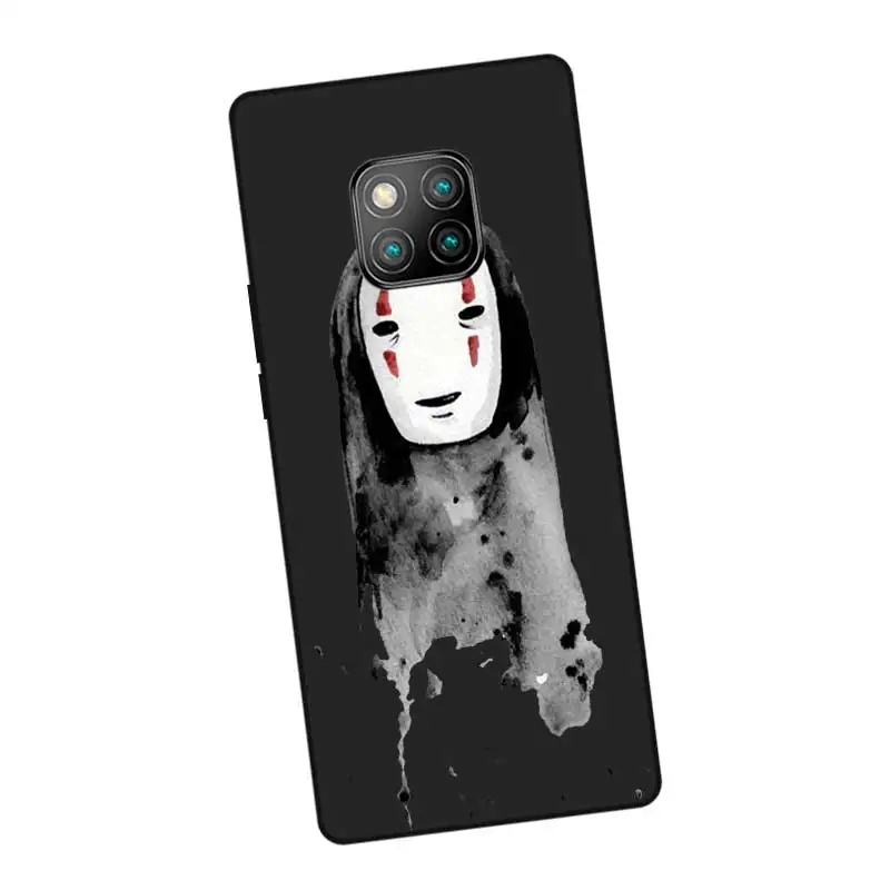N357 No Face Man черный силиконовый чехол для huawei mate 8 9 10 20 30 Lite Pro |