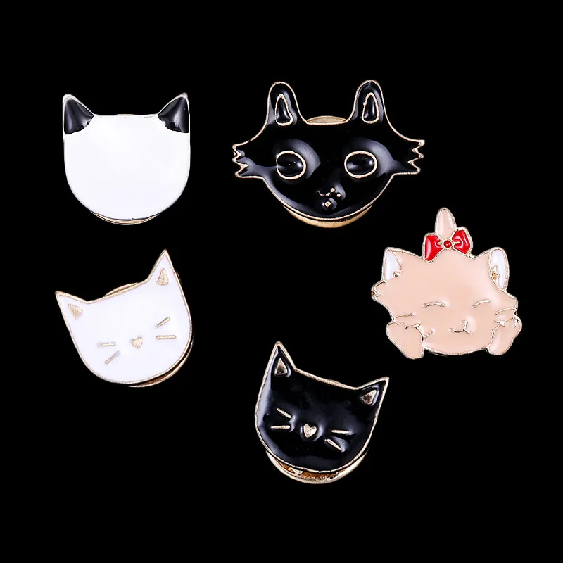 Броши в виде милых животных с героями мультфильмов для женщин и мужчин