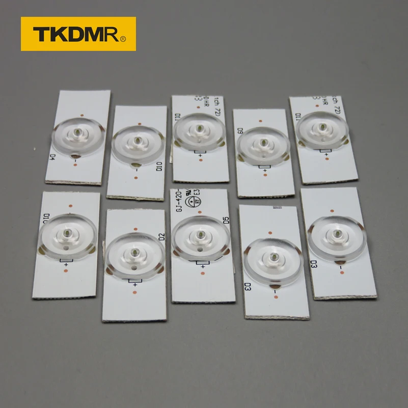 TKDMR 2 упаковки x светодиодные ленты 6 в лампочки диоды 32 65 дюймов оптические линзы