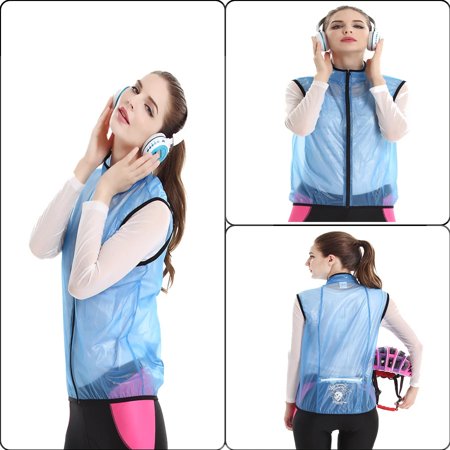 

Men Women CYCLING BIKE VEST MTB sleeveless Lightweight Windproof Waterproof Ropa Ciclismo road bicycle jacket Bicycle clothing