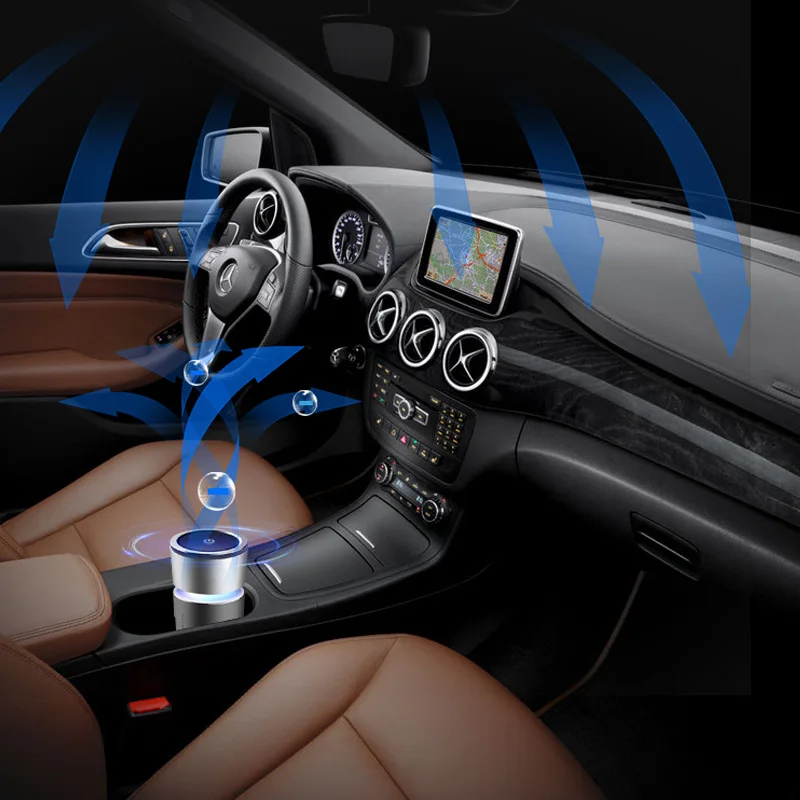 Автомобильный очиститель воздуха 12 В отрицательных ионов ионизатор освежитель