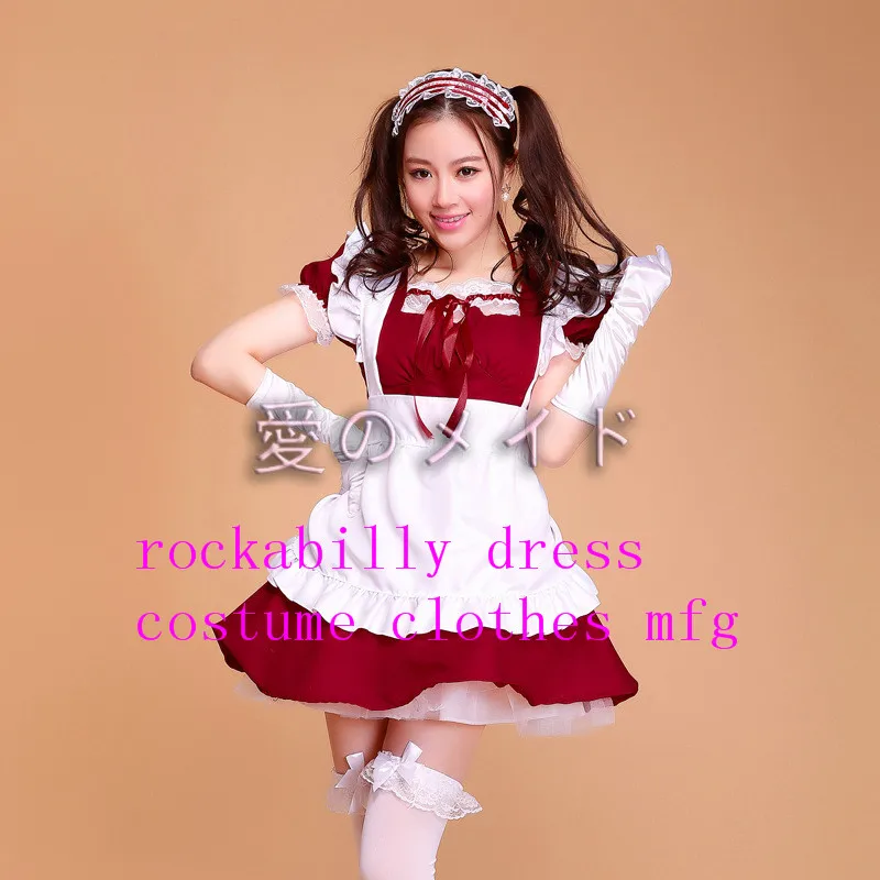 Женский сексуальный костюм французской горничной на Хэллоуин милое готическое