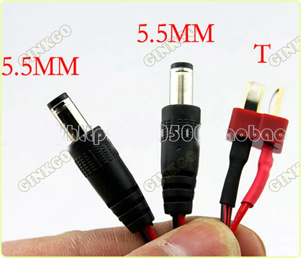 Бесплатная доставка Иллюстрированный приемник шнур питания Y Line T штекер на 5 5/3 DC