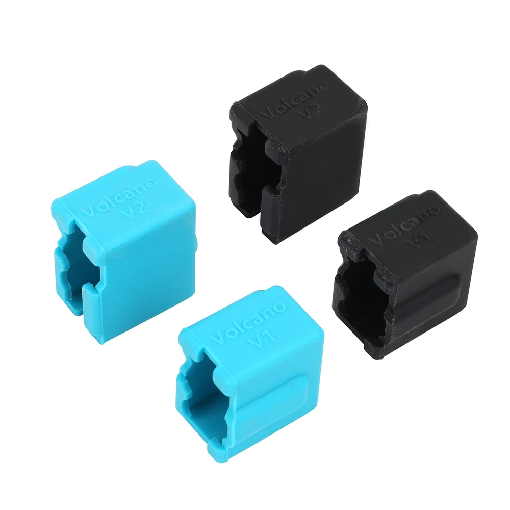Силиконовый носок для E3D V6 PT100 MK7 MK8 MK9 MK10 Volnaco 1,75 3,0 мм Силиконовые носки с подогревом блок нагреватель силиконовая изоляционная крышка