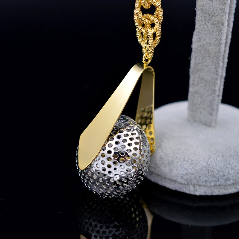 Sunny Jewelry,, серьги с большими шариками для женщин, длинные висячие серьги, Дубай, модные вечерние серьги, свадебные ювелирные изделия