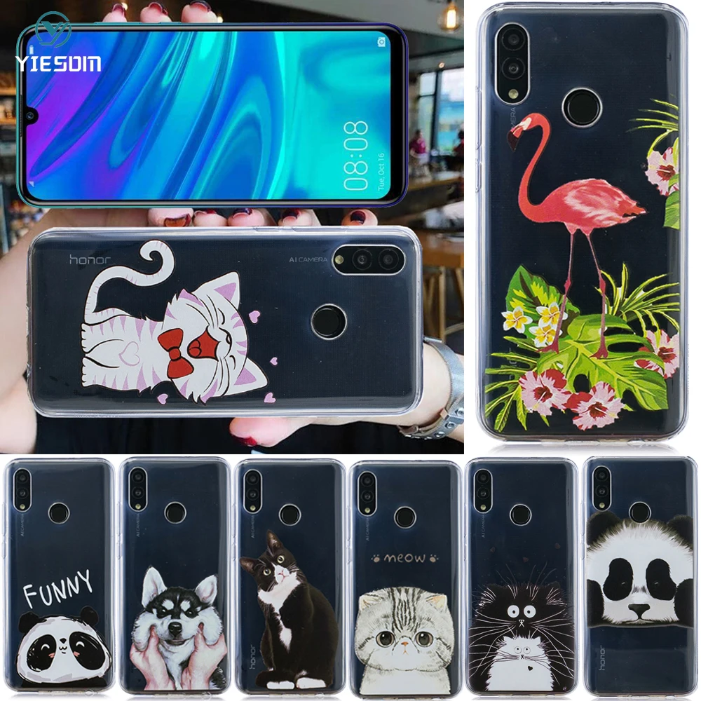 Soft Case For Huawei P Smart 2019 Silicone TPU Transparent Phone Back Cover Capa 2018 PSmart |