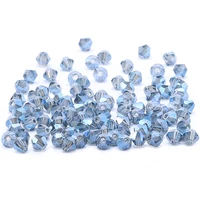 royal blue 4mm 100pc austria crystal bicone beads 5301 loose crystal beads diy jewelry handmade s 71