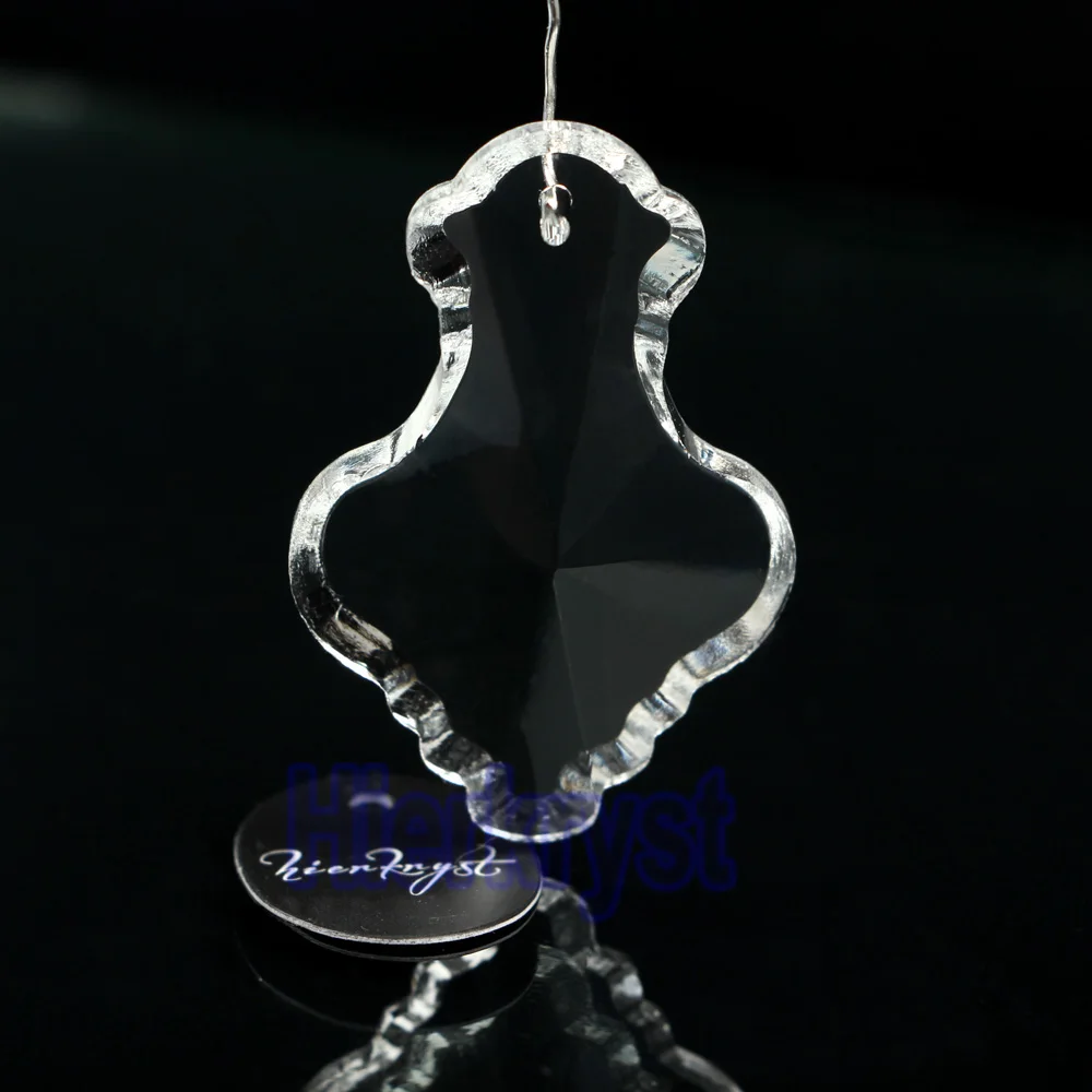 HIERKYST 1 pc K9 Glass Crystal Prisms Pendants Chandeliers Parts Lustres Rainbow Lamp Lighting Hang Drops 50mm 2&quot #1952 | Лампы и