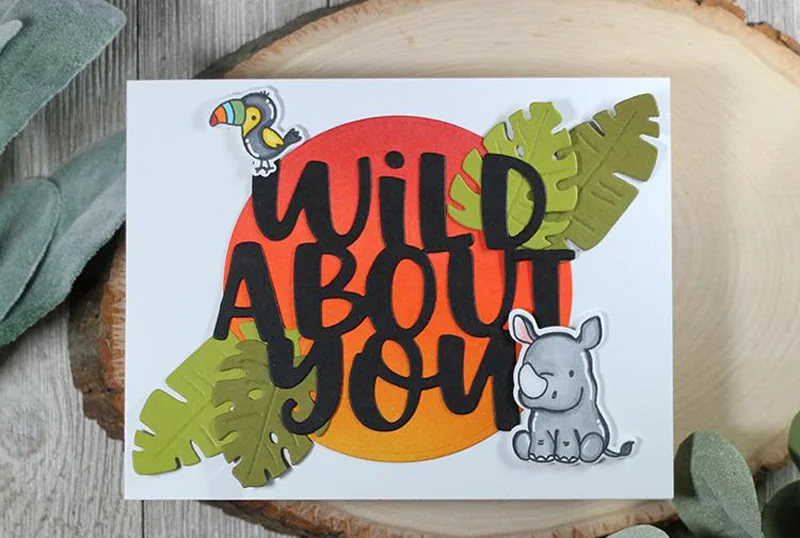 LLove CCraft wild about you 2019 новые металлические Вырубные штампы Скрапбукинг для